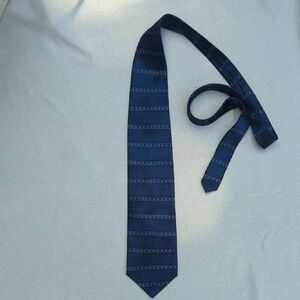 Classic Blue Striped Men's Tie